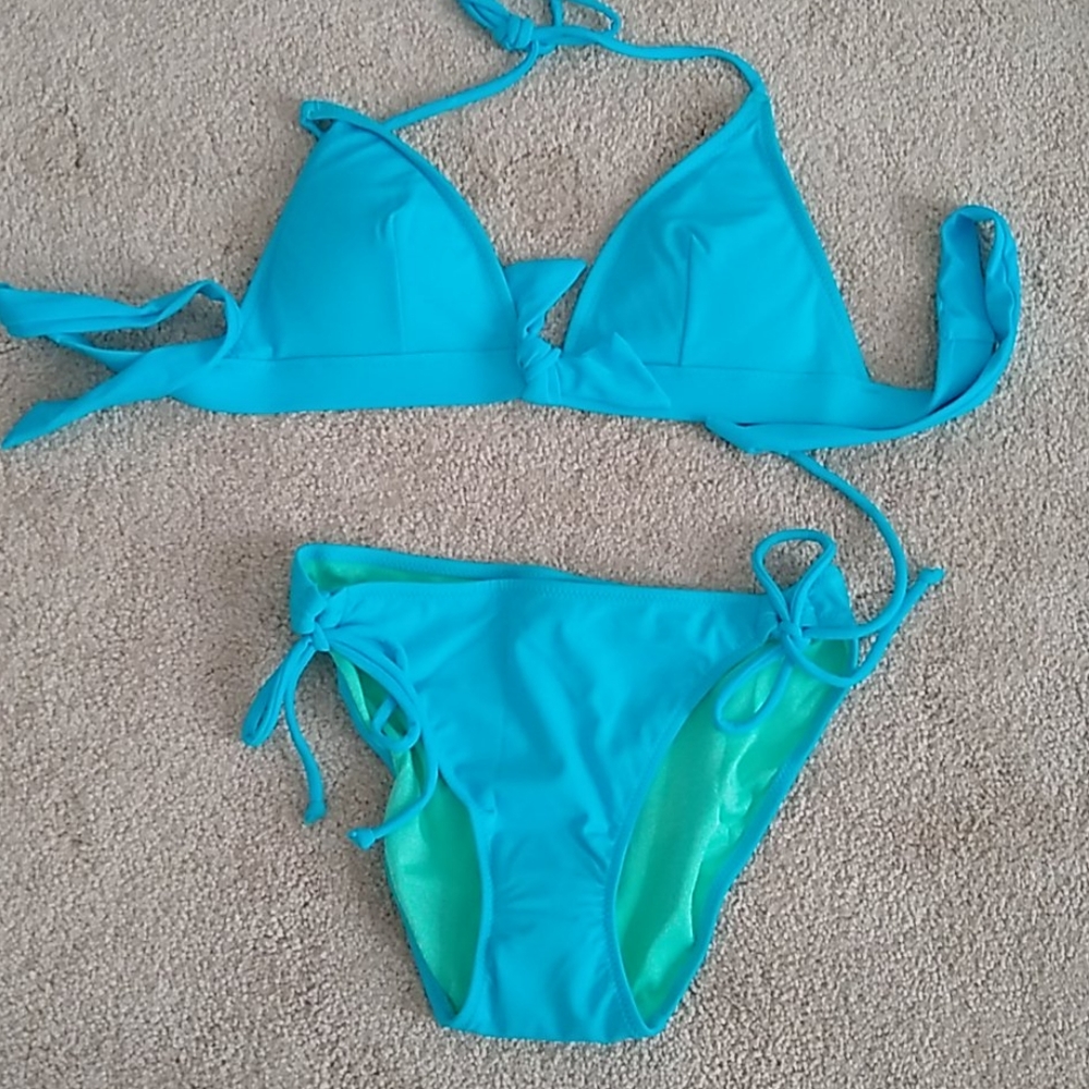 New Victoria's secret bikini set s/p blue